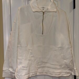 Cozy Cream V-Neck Sweater